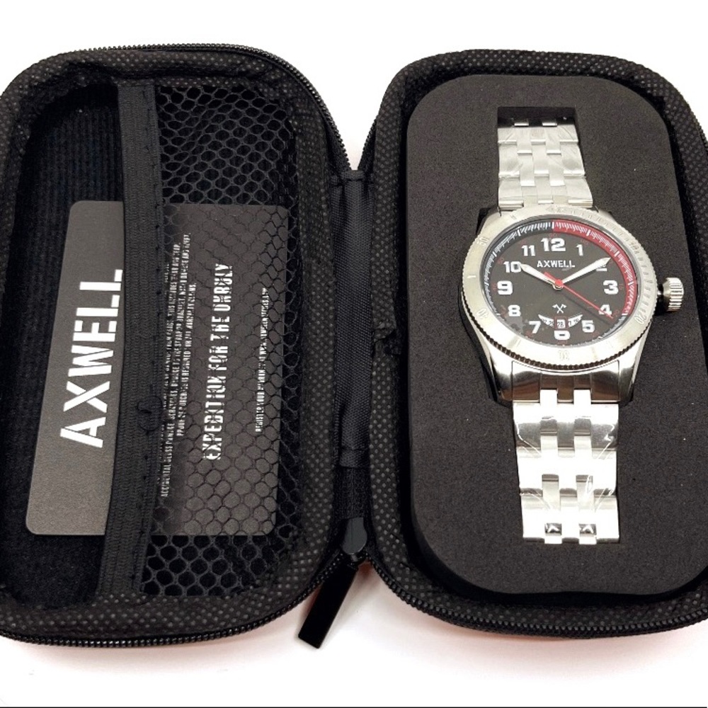 AXWELL Vortex Bracelet Watch w/Date